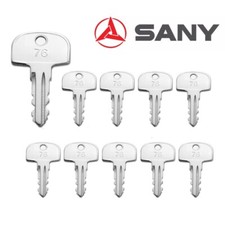 10X 601 Sany Key Fits Sany Mini Excavator Crane Ferris Mower Bluebird school Bus Key price