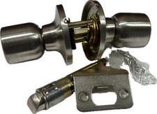Mobile Home/RV Interior Door Passage Non-Locking Knob Brushed Nickel Doorknob Lock price