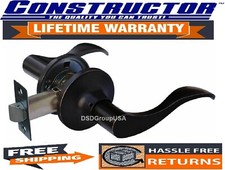 Constructor Passage Lever Door Lock Set Oil Rubbed Bronze Knob Handle Lockset Doorknob Lock price