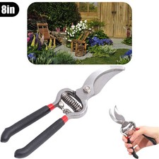 8'' Heavy Duty Steel Curved Jaw Garden Pruners Clipper Pruning Shears Branches Pruning Shears price