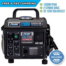 Pulsar 1200W Portable Gas-Powered Generator with Carrying Handle G1200SG Generators price