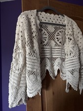 Solitaire Beige Women’s Crochet Cardigan Women's Cardigan price