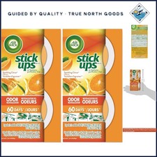 Stick Air Fresheners with Citrus Fragrance, Perfect for Odor Removal - 2 Count Car Odor Remover price