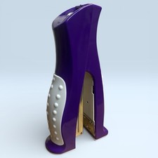Purple Vertical Grip Stapler 6” Stand-Up Desk Stapler With Staples New Stapler price