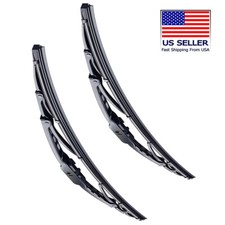 Front Windshield Wiper Blades Fits Oldsmobile Custom Cruiser Cutlass Ciera 2x18" Custom Wipers price