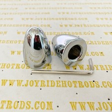 Custom Wiper Shaft Chrome Bullet Covers for 1/2" Shafts - 1 Pair Custom Wipers price