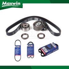 3PC Serpentine Belt Set Alt-AC-Ste​er Timing Belt For 06-11 Kia Soul Hyundai 2.0 Timing Belt Sets price