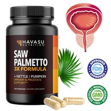 Saw Palmetto 1020mg 120 Capsules Prostate UTI Urinary Tract health Hair Loss Saw price