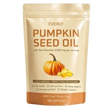 Pumpkin Seed Oil with Saw Palmetto 180-count Energy Booster Body Support Tablets Saw price