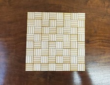 Dollhouse Parquet Floor Real Wood 1:12 Scale 8" x 8" Miniature Flooring Parquet price