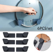 6PCS Pot Lid Holder Wall Mounted Pan Storage Kitchen Organzier Rack Accessories Pots and Accessories price