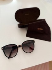Tom Ford Sunglasses TF1138-K 01B TF1138 Black/Gradient Gray Like New Women's Sunglasses price