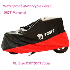 Red Motorcycle Motorbike Scooter Waterproof UV Dust Protector Anti Rain Cover XL Motorcycle Covers price