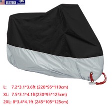 Motorcycle Cover Waterproof Sunscreen Heavy Duty for Snow Rain Dust Storage 2XL Motorcycle Covers price