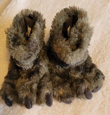 Carters Boys Monster Feet Slippers / Size Med (7-8) / Front Close Hi-Tops Boys' Slippers price