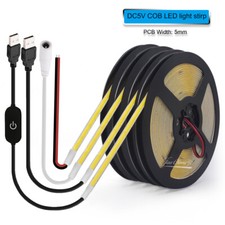 5mm 5V COB led light strip 320leds/m USB Plug High Density Linear Lighting  LED LED Lighting price