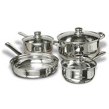 CONCORD 7-Piece Stainless Steel Cookware Set, includes Pots and Pans Pot / Pan Sets price