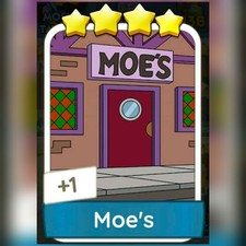 1 x Moe's (⭐️⭐️⭐️⭐️) - Set 18 - Mono_Poly_Go Stickers - Best Service Game Set price