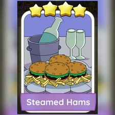 1 x Steamed Hams (⭐️⭐️⭐️⭐️) - Set 15 - Mono_Poly_Go Stickers - Best Service Game Set price