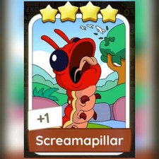 1 x Screamapillar (⭐️⭐️⭐️⭐️) - Set 13 - Mono_Poly_Go Stickers - Best Service Game Set price