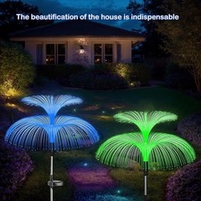 2 Pack Solar Garden Lights Outdoor RGB Solar Pathway Jellyfish Light Xmas Decor Decorative Garden Products price