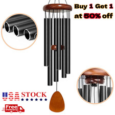Wind Chimes Large Deep Tone Chapel Bells 6 Tubes Outdoor Garden Home Decor Gift Decorative Garden Products price