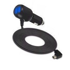 Blue LED light indicator Car Charger Cable Power Cord Supply for DVR Camera GPS Car Video & Navigation Devices price