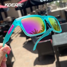 KDEAM Square Polarized Sunglasses Men's Women Sports Driving UV400 Shade Glasses Men's Sunglasses price