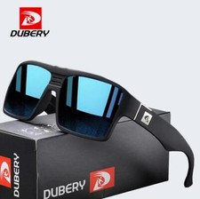DUBERY Men Polarized Square Sunglasses Oversize Driving Fishing Sport Glasses Men's Sunglasses price