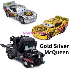 Disney Pixar Cars Gold Silver Electroplated McQueen Darth Vader Figure Toy Gifts Toy Cars price