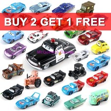 Disney Pixar Cars Metal Toy Car Sheriff Lizzie 1:55 Diecast Model Car Party Gift Toy Cars price