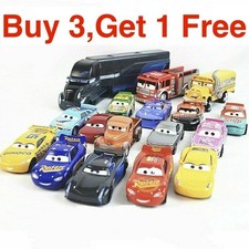 *Buy 3 = 1 Free New Disney Pixar Cars Chick Hick King 1:55 Diecast Model Car Toy Toy Cars price
