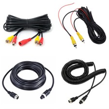 20ft Car RCA AV Extension Video Power Cable for Reverse Rear View Backup Camera Car Video Systems price