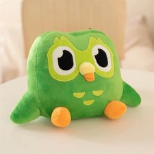 Green Duolingo Owl Plush Toys Duo Plushie Of Duo The Owl Cartoon Anime Owl Doll Plush Toys price