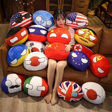 Country Ball Plush Toys Polandball Pendant Countryball Country Balls 10/30/40cm Plush Toys price