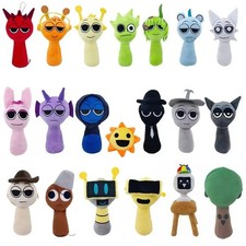 New Sprunki Game Plush Toys 9In Soft Stuffed Cartoon Pillow for Kids as Gift USA Plush Toys price