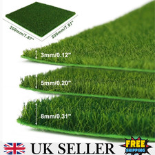 Artificial Grass Mat 20x20cm 3-8mm Model Railway Diorama Lawn Sheet Miniature La Artificial Grass price