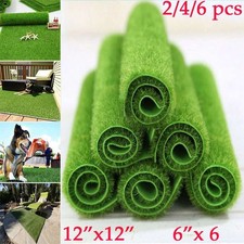 1-6X Artificial Grass Carpet Green Fake Synthetic Garden Mat Landscape Turf Lawn Artificial Grass price