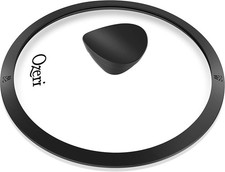 Ozeri Tempered Glass Pan Lid [8 in, 10 in, 11in, 12 in] with Black Silicone Pans price