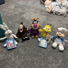 Set of 5 Breakfast Buddies with Tags Plush- see pics!  Bonus items too Breakfast Set price