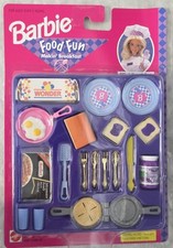 NEW Mattel Barbie Fun Makin' Breakfast Set 1998 Breakfast Set price