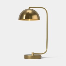 Glossy Metal Table Lamp Brass - Room Essentials Table Lamp price