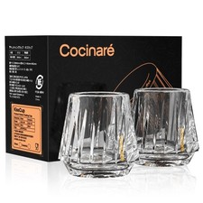 Cocinare Espresso Cups Set of 2, Crystal Clear Espresso Shot Glasses, Ideal S... Cup / Glass / Coffee Set price