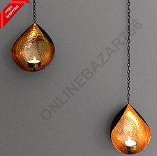 Metal Wall Sconces Tealight Candle Holders Wall Hanging - Set of 2 Free Shipping Wall Sconces price