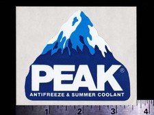 PEAK Antifreeze & Coolant - Original Vintage 1980's Racing Decal/Sticker NASCAR Antifreeze price