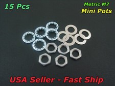 M7 7mm Potentiometer Nuts & Washers For Dime Size Metric Mini Guitar & Amp Pots Pots price