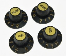 24 Fine Spline Guitar Witch Hat Knobs Top Hat Knob for USA Les Paul w/ CTS Pots Pots price