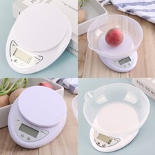 US 5kg/1g Digital LCD Electronic Kitchen Scales Diet Food Compact with Bowl Kitchen Scales price