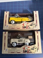 LOT of 2-PEDAL POWER-PEDAL CARS, Dump Truck & Express Service 1:10 Scale. NIB Pedal Cars price