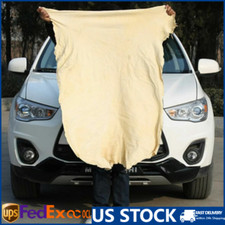 Car Cleaning Cloth Washing Absorbent Drying Shammy Towel Natural Chamois Leather Car Cleaning Cloths price